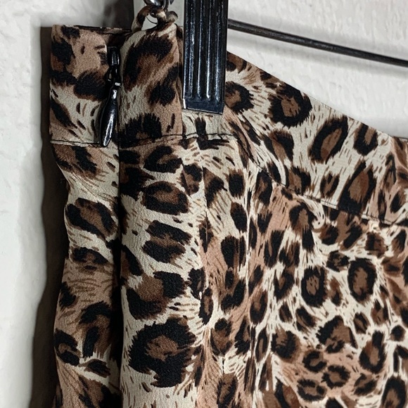 Charlotte Tarantola Silk Leopard High Low Skirt - Picture 7 of 7